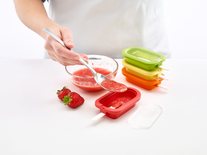 Lékué mini ice pop molds stackable 4 pieces, Mixed Lékué