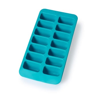 Lékué rectangular ice cube tray with lid - Turquoise - Lékué