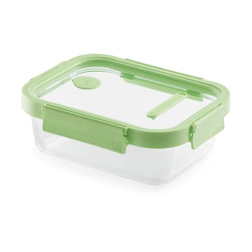 Lékué rectangular lunchbox glass 0.64 L - Green - Lékué