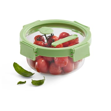 Lékué round glass lunchbox 0.65 L - Green - Lékué