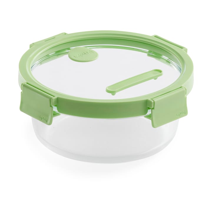 Lékué round glass lunchbox 0.95 L - Green - Lékué