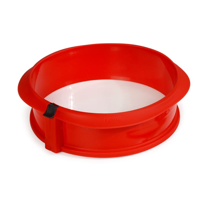 Lékué springform with plate red - 23 cm - Lékué