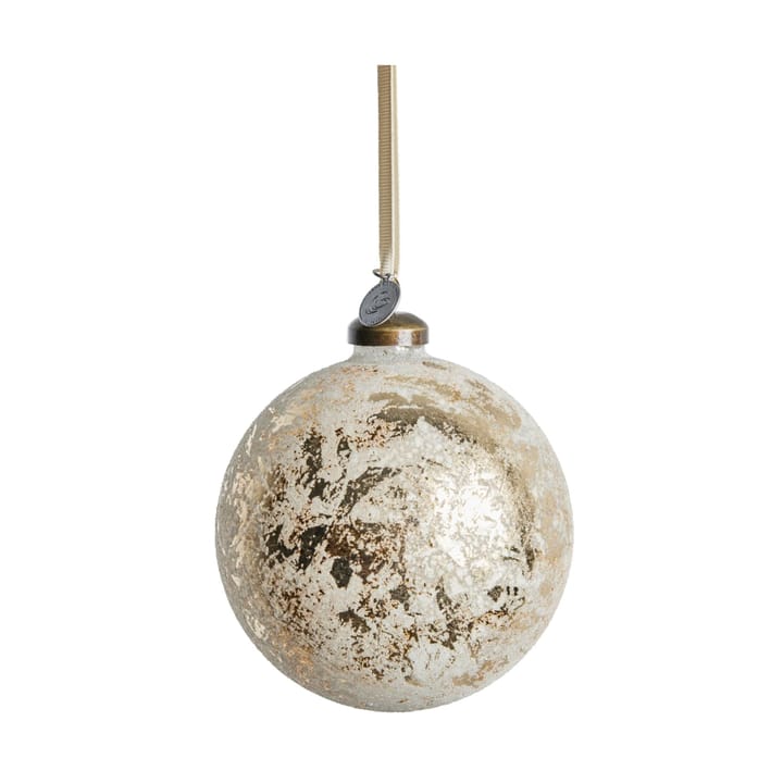 Clearena Christmas bauble Ø10 cm - Off white-gold - Lene Bjerre