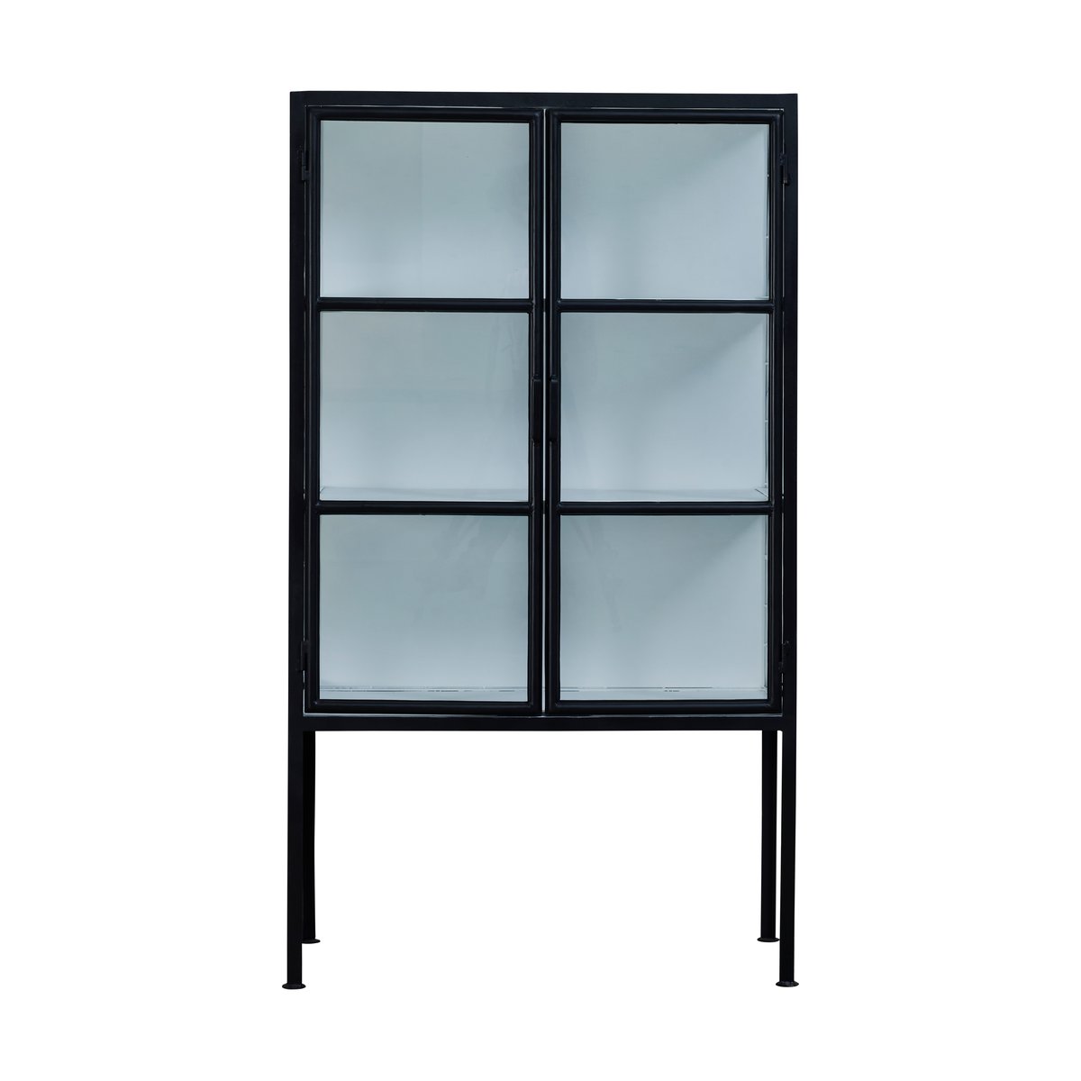 Lene Bjerre Depot display cabinet 85x40x150 cm Black-white