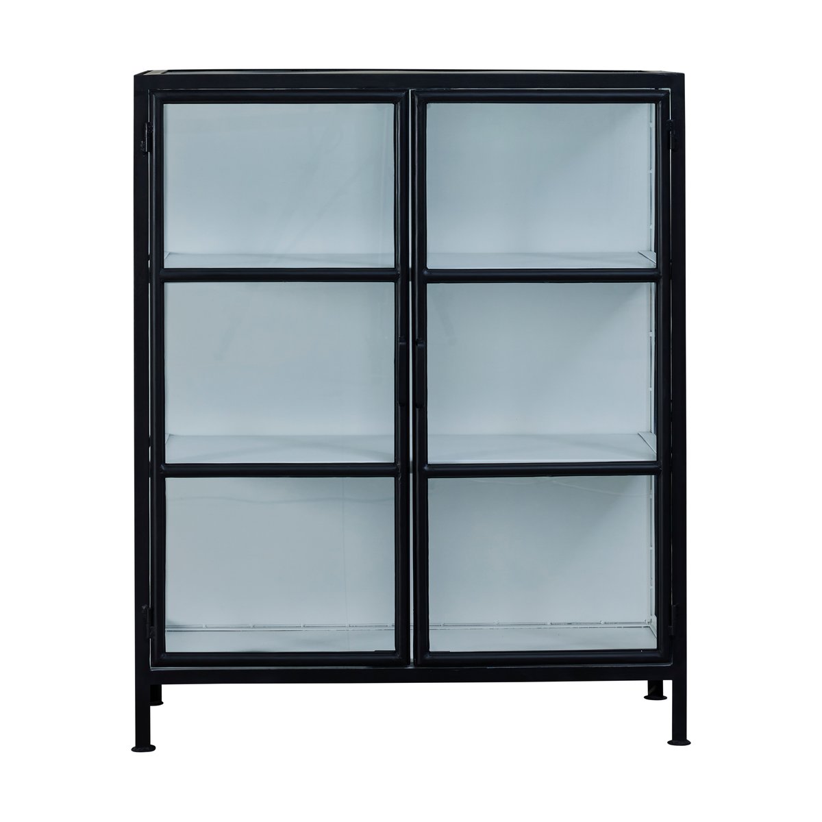 Lene Bjerre Depot display cabinet 90x40x110 cm Black-white