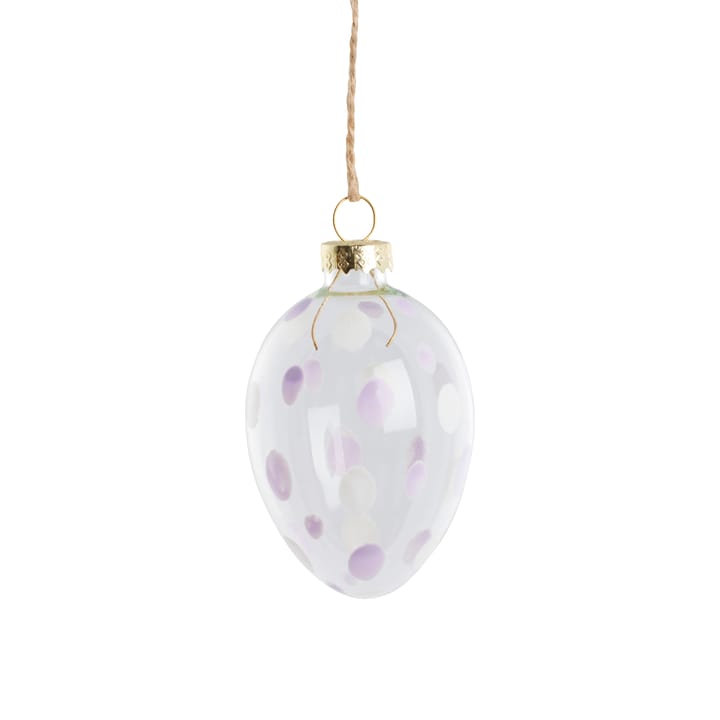 Fedora Easter ornament 7 cm - Lilac - Lene Bjerre