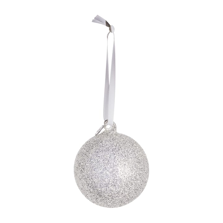 Glitteria bauble Ø10 cm - silver - Lene Bjerre