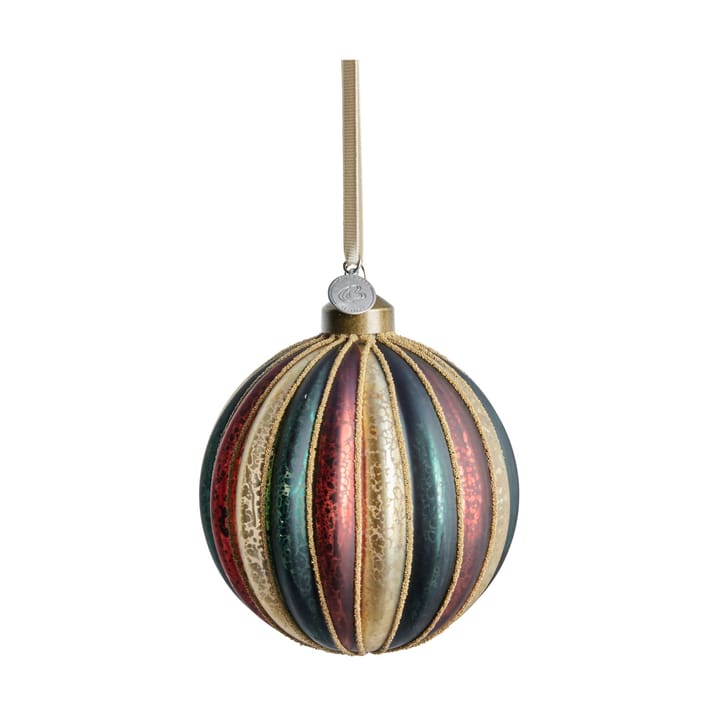 Noelle Christmas bauble Ø10 cm - Black-gold - Lene Bjerre