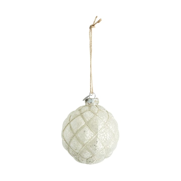 Norille Christmas bauble Ø11 cm - Off white, mesh - Lene Bjerre