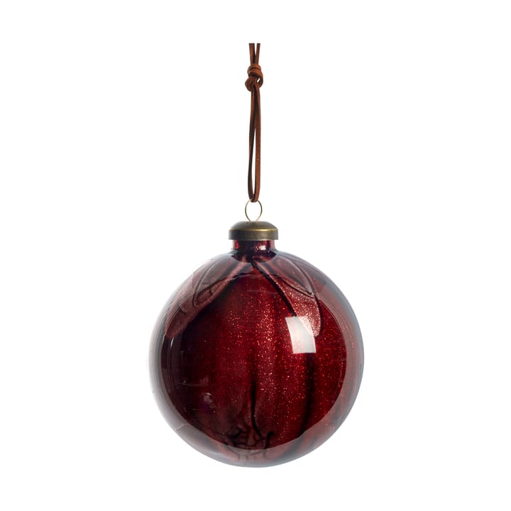 Nosille Christmas tree bauble round Ø10 cm, Pomegranate Lene Bjerre