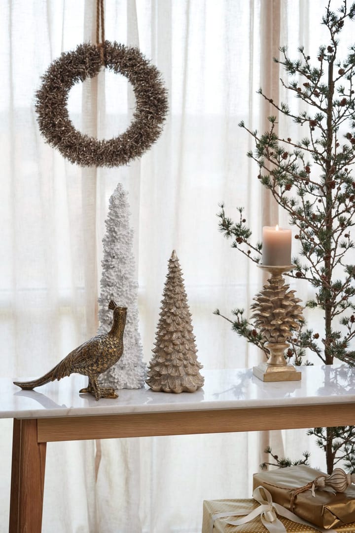 Semise decoration tree 33 cm - Light gold - Lene Bjerre