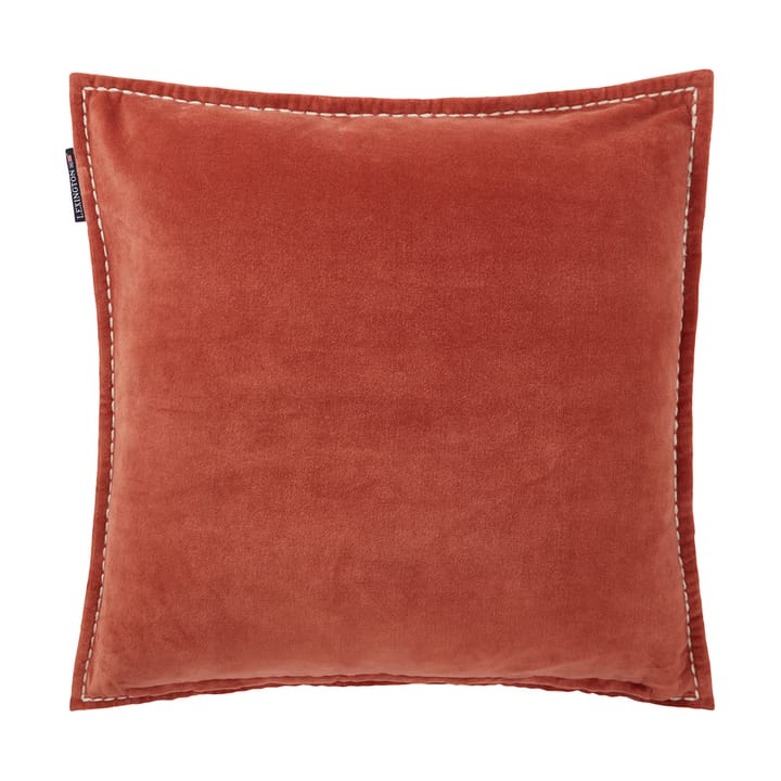 1993 Logo Velvet Cushion Cover 50x50 cm, Rust Lexington