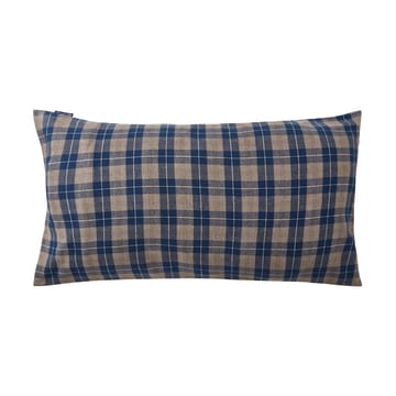 Checked Flannel pillowcase 50x90 cm - Denim blue-beige - Lexington