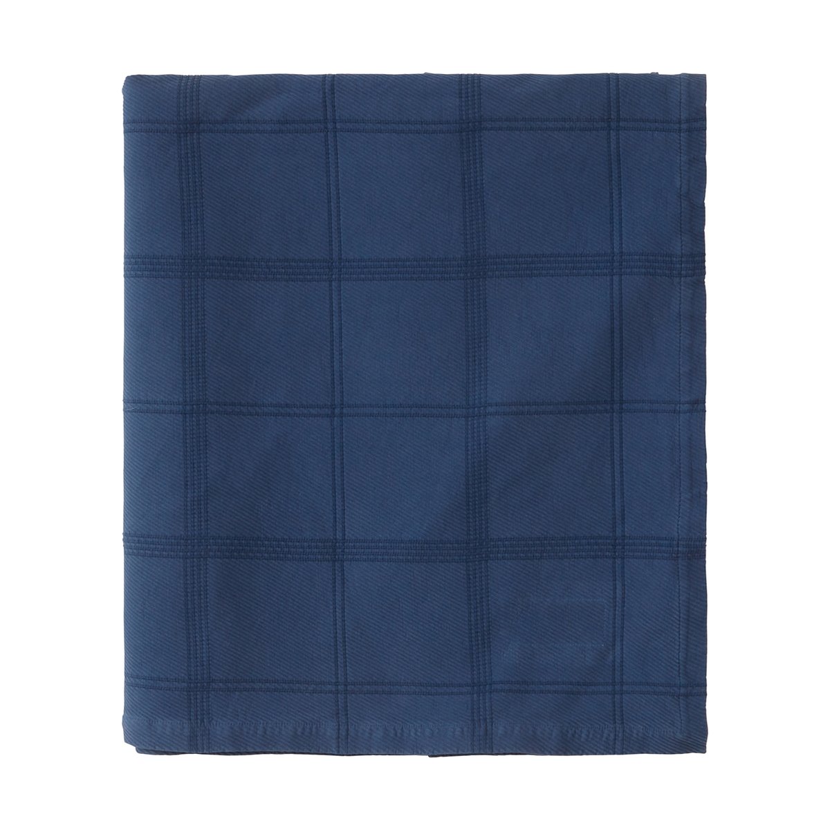 Lexington Checked Jacquard bedspread 160x240 cm Denim blue