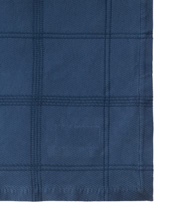 Checked Jacquard bedspread 160x240 cm - Denim blue - Lexington