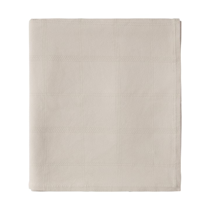 Checked Jacquard bedspread 160x240 cm - Light beige - Lexington