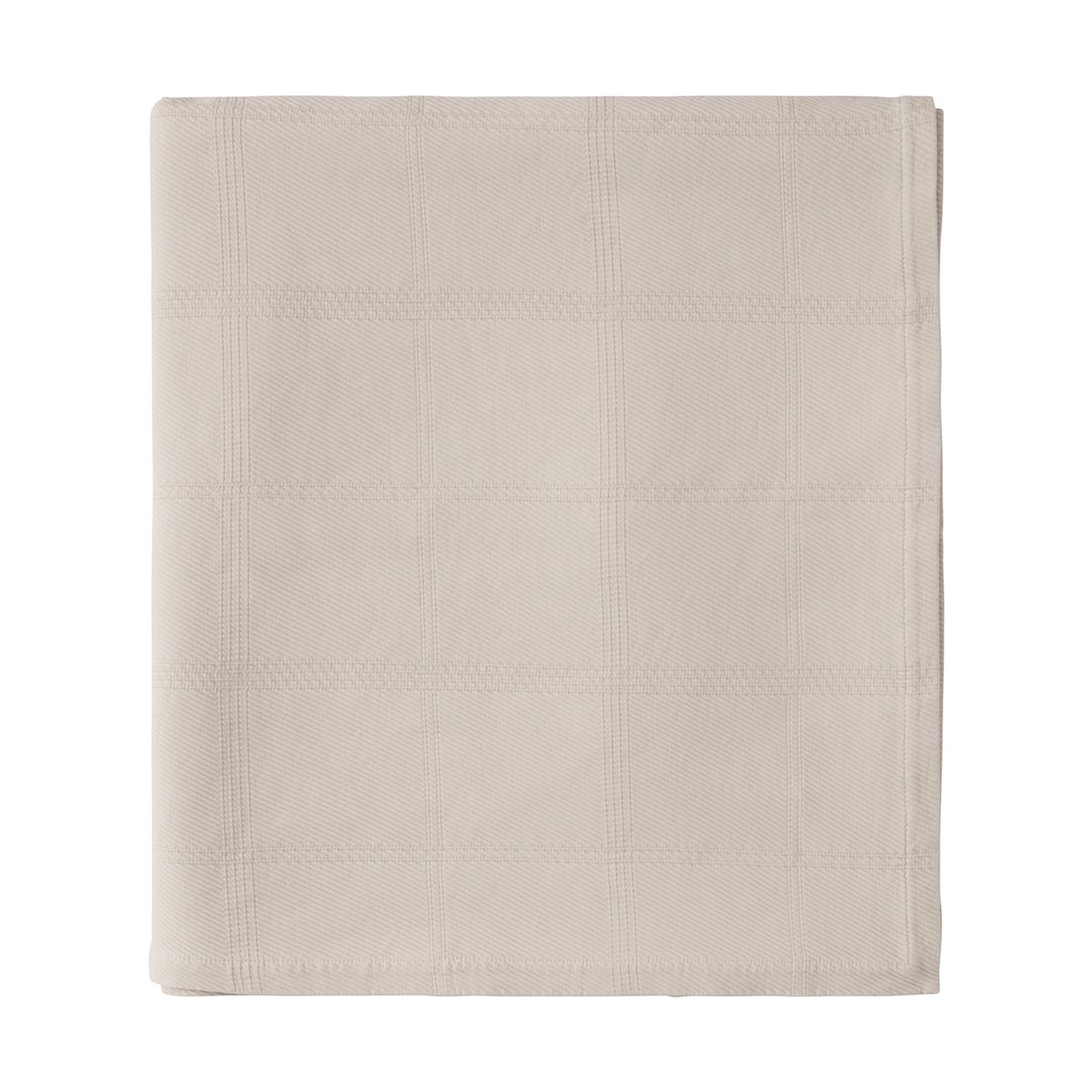 Lexington Checked Jacquard bedspread 160x240 cm Light beige