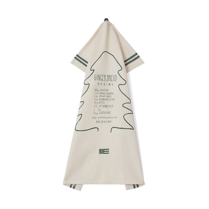 Gingerbread kitchen towel 50x70 cm - White-green - Lexington