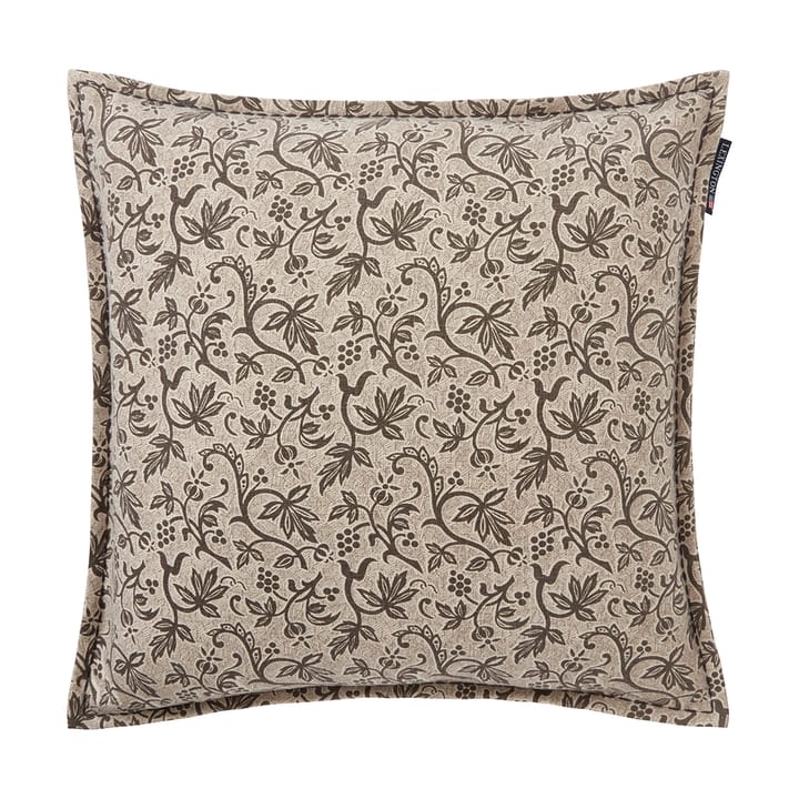 Grapevine Printed cushion cover 50x50 cm - Light beige - Lexington