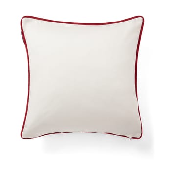 Happy always cushion cover 50x50 cm - White-Red - Lexington