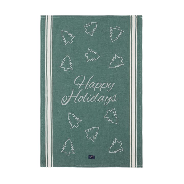 Happy Holidays kitchen towel 50x70 cm, Green Lexington