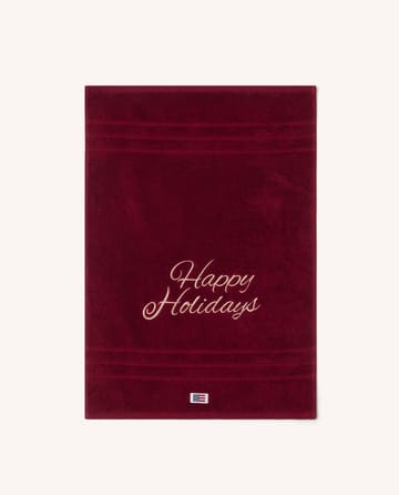 Happy Holidays towel 50x70 cm - Red - Lexington