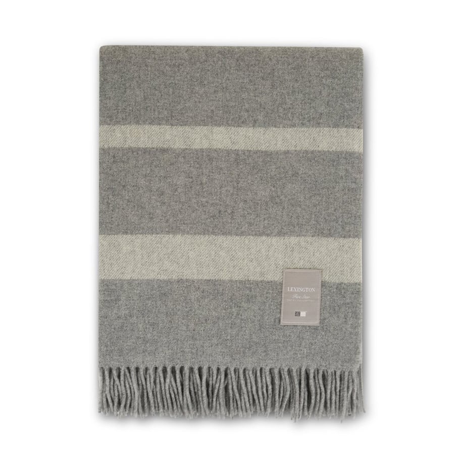 Lexington Hotel Wool wool throw 130x170 cm grey-white