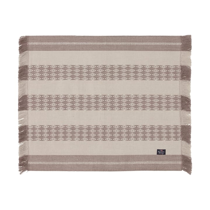 Jacquard Striped placemat 40x50 cm - Beige - Lexington