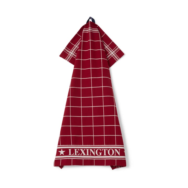 Lexington checked kitchen towel 50x70 cm - Red-white - Lexington