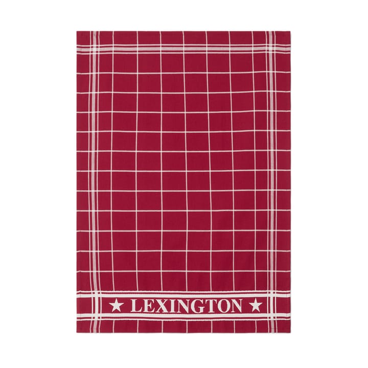 Lexington checked kitchen towel 50x70 cm, Red-white Lexington