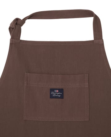 Organic Cotton apron - Brown - Lexington