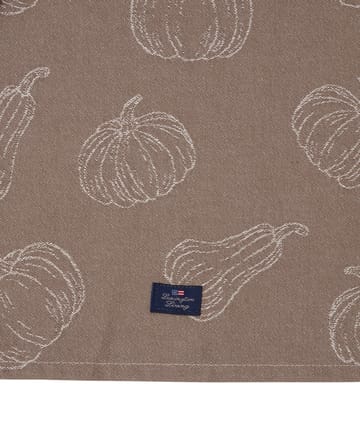 Organic Cotton Jacquard Kitchen Towel 50x70 cm - Brown - Lexington