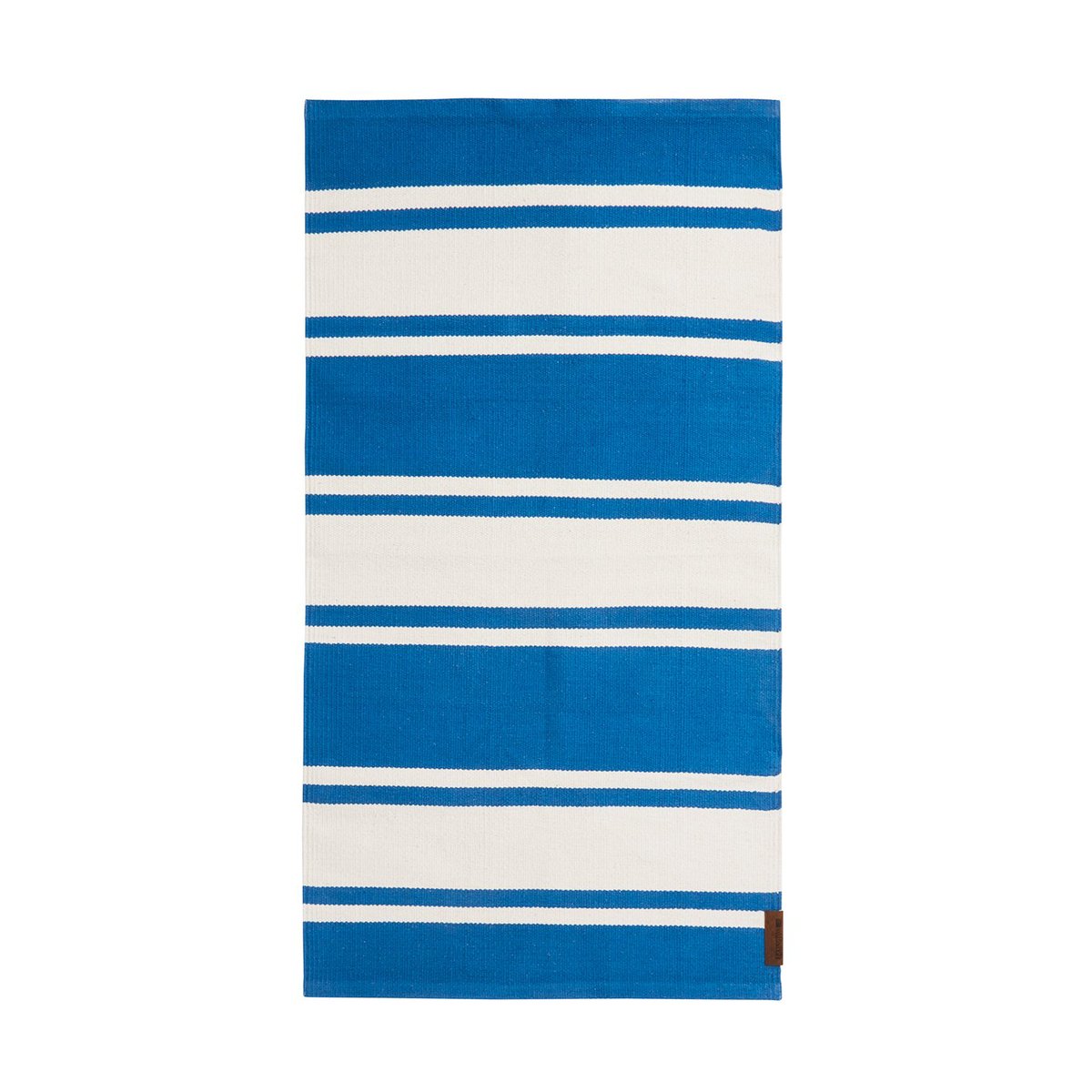 Lexington Organic Striped Cotton rug 170x240 cm Blue-white