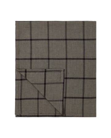 Pepita Check Cotton Linen tablecloth 150x250 cm - Dark Grey-beige - Lexington