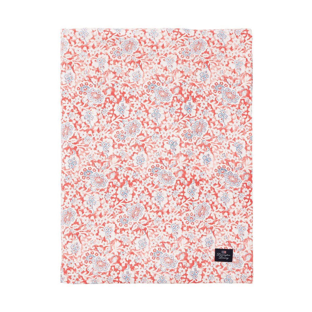 Lexington Printed Flowers Recycled Cotton tablecloth 150x250 cm Coral