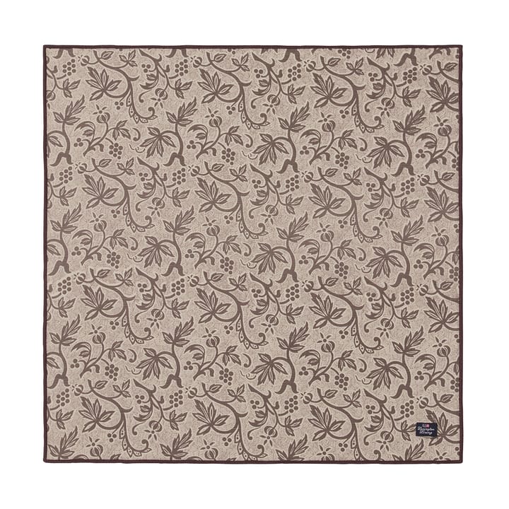 Printed Recycled Cotton napkin 50x50, Light beige Lexington