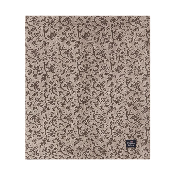 Printed Recycled Cotton tablecloth 150x250 cm, Light beige Lexington