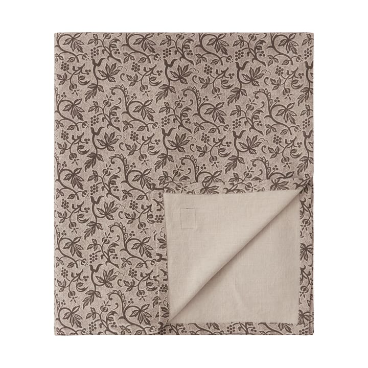 Printed Recycled Cotton tablecloth 150x250 cm, Light beige Lexington