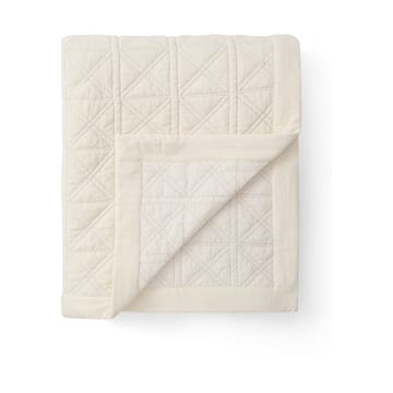 Quilted organic cotton velvet bedspread 160x240 cm - White - Lexington