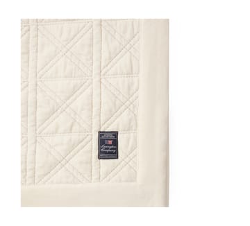 Quilted organic cotton velvet bedspread 160x240 cm - White - Lexington