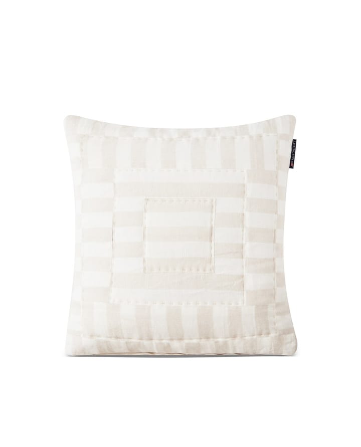 Quilted pillowcase 50x50 cm - White-beige - Lexington