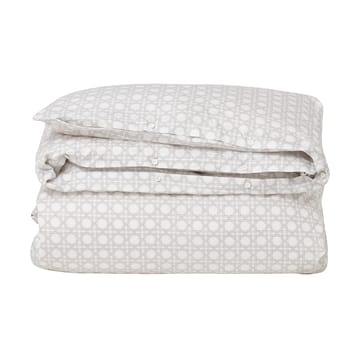 Rattan Printed bed set 150x210 cm - White - Lexington