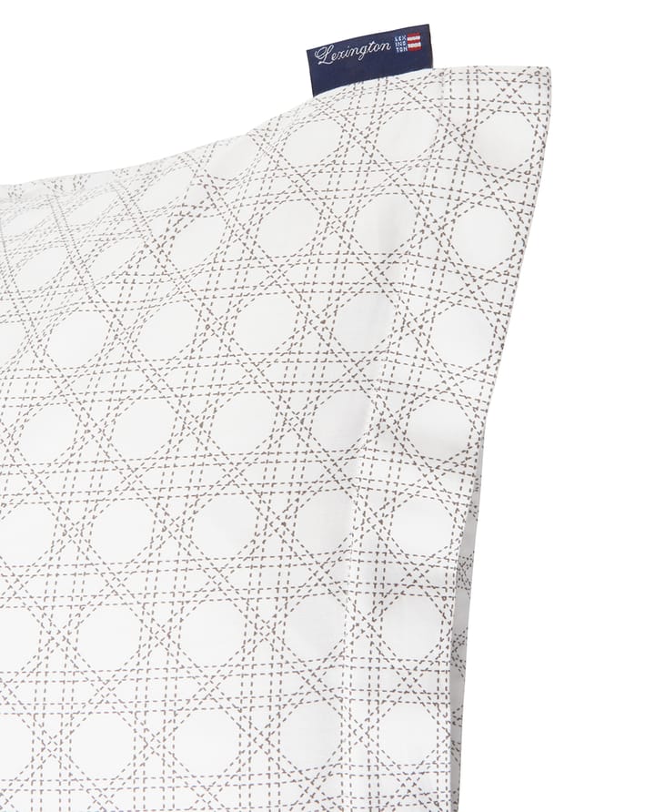 Rattan Printed pillowcase 50x60 cm, White Lexington