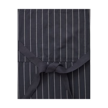 Striped Cotton Linen apron - Dark grey-white - Lexington