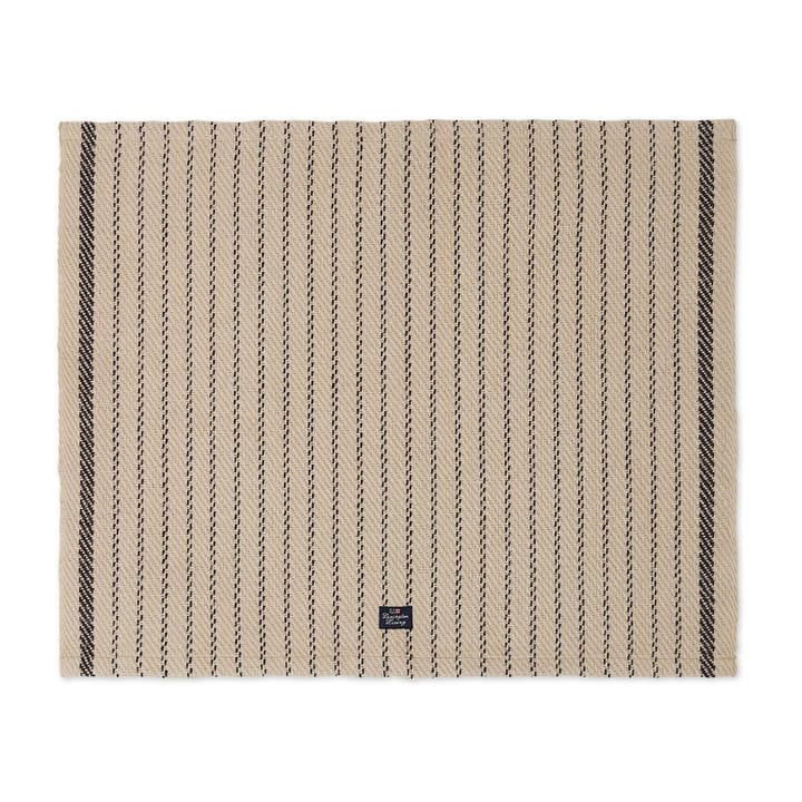 Striped Jute Cotton placemat 40x50 cm, Beige-dark Grey Lexington