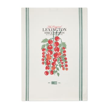 Tomato kitchen towel 50x70 cm - White-red - Lexington