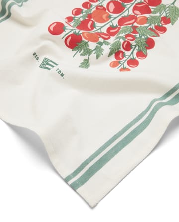 Tomato kitchen towel 50x70 cm - White-red - Lexington