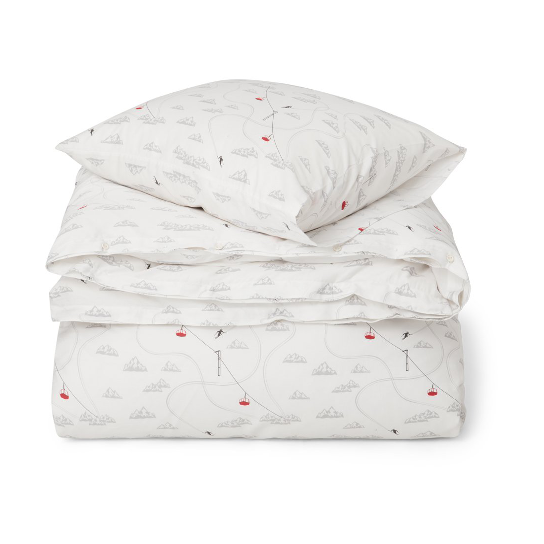 Lexington Winter Printed Cotton Sateen bed set 2x50x60 cm. 220x220 cm