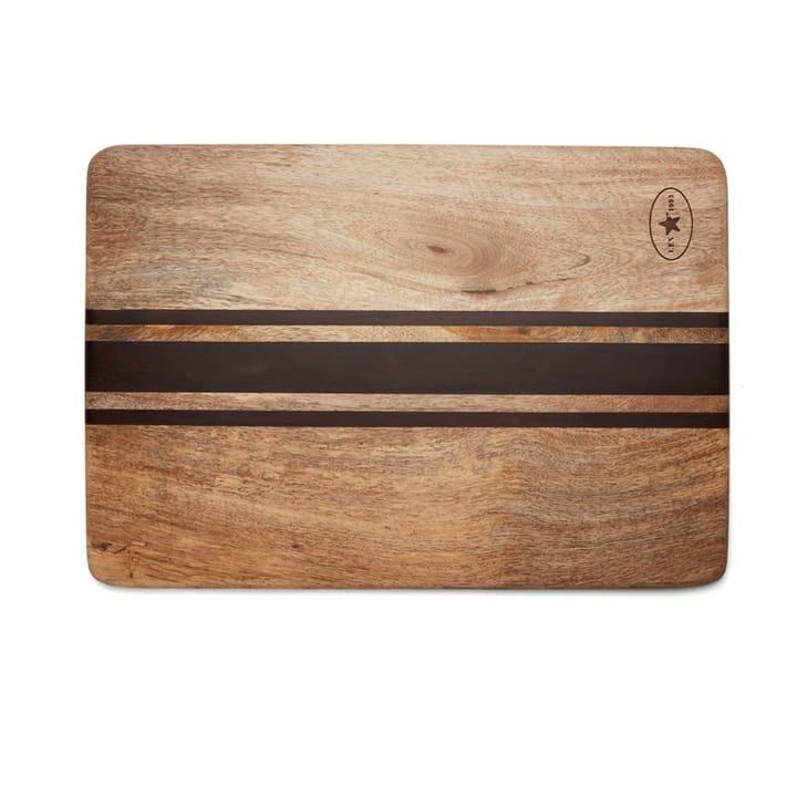 Wood serving board stripes, 40x28 cm Lexington