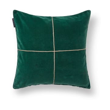 Wrapped velvet cushion cover 50x50 cm - Green - Lexington